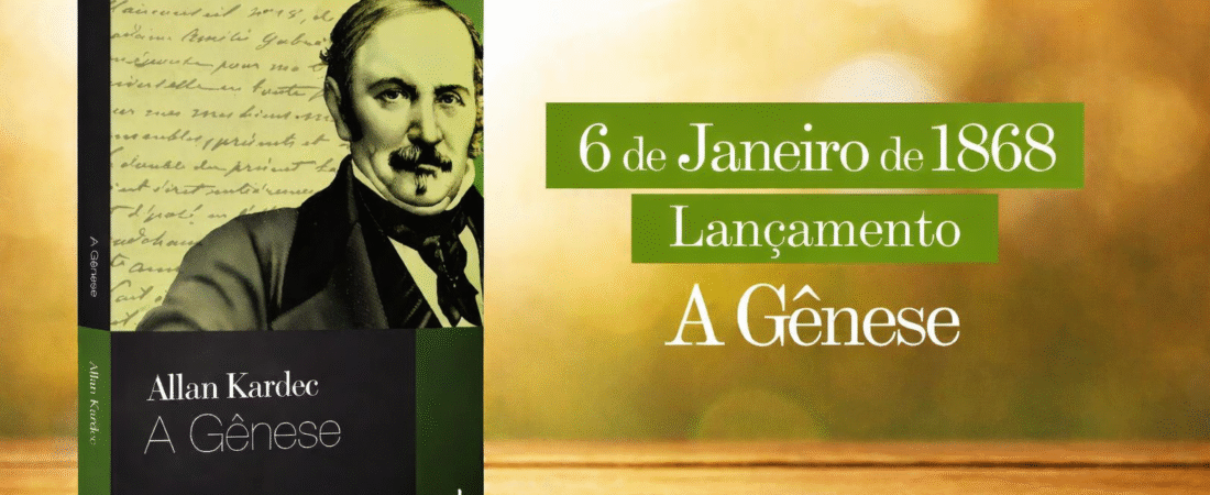 Lançamento de A gênese | 6 de janeiro de 1868