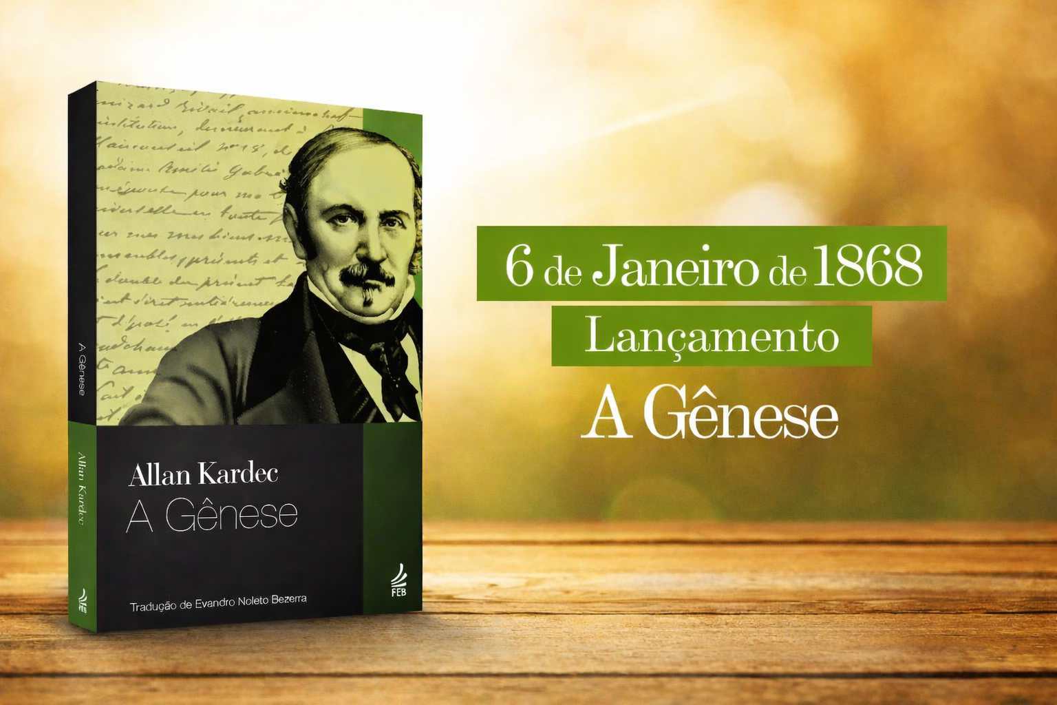 Lançamento de A gênese | 6 de janeiro de 1868
