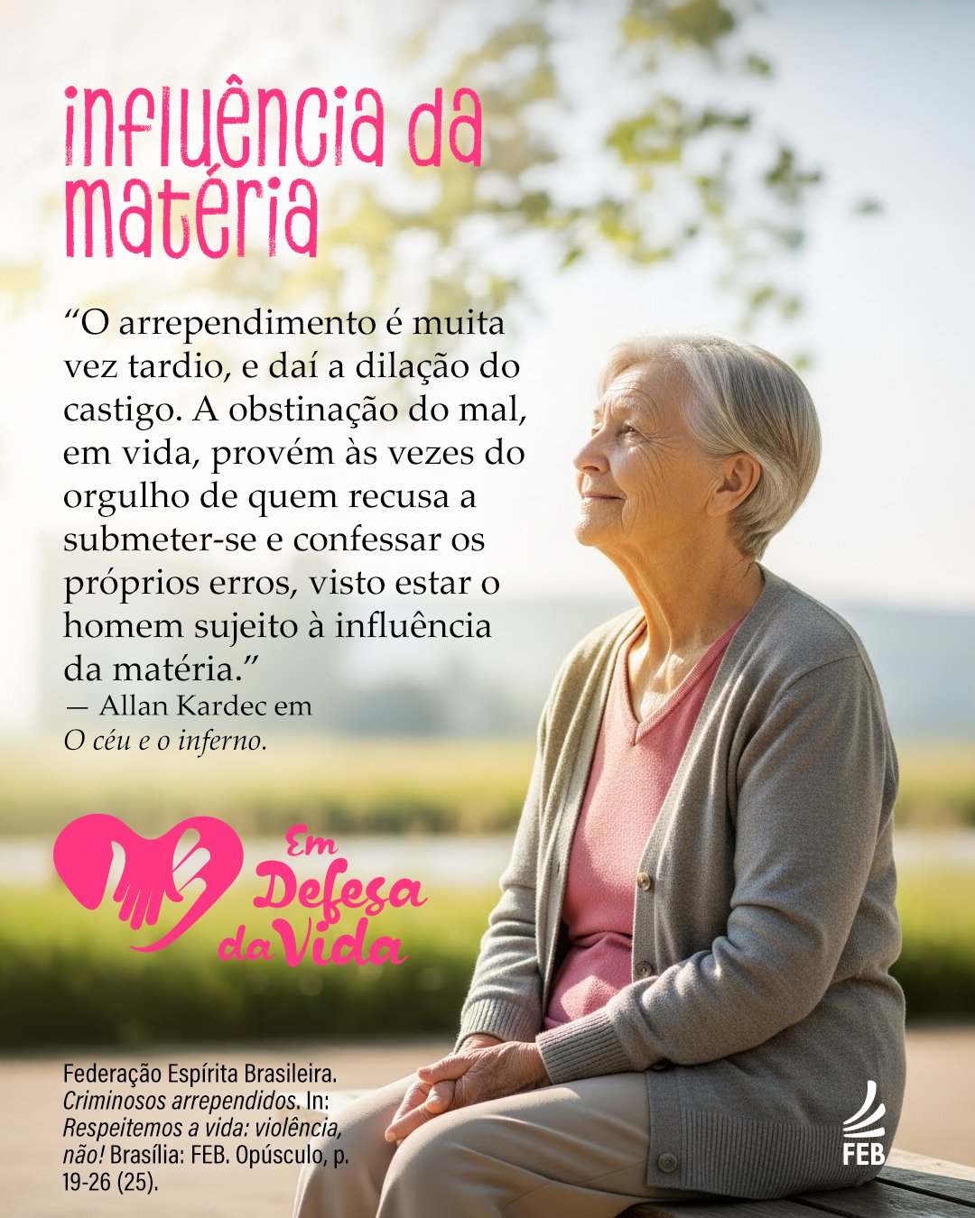 Em defesa da vida, rumo à paz | Influência da matéria