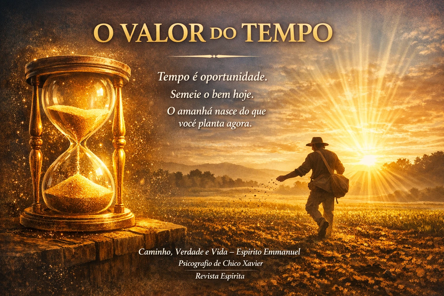 O VALOR DO TEMPO