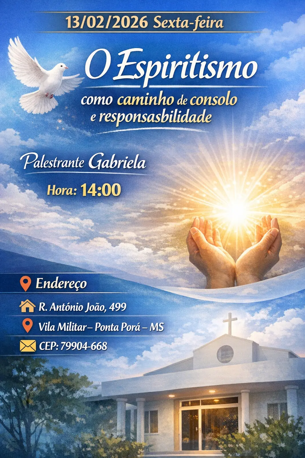 Palestra pública espírita