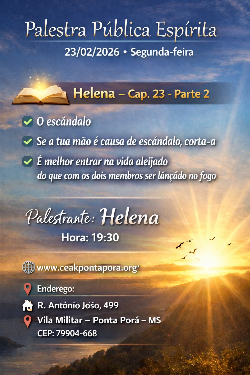 Palestra pública espírita