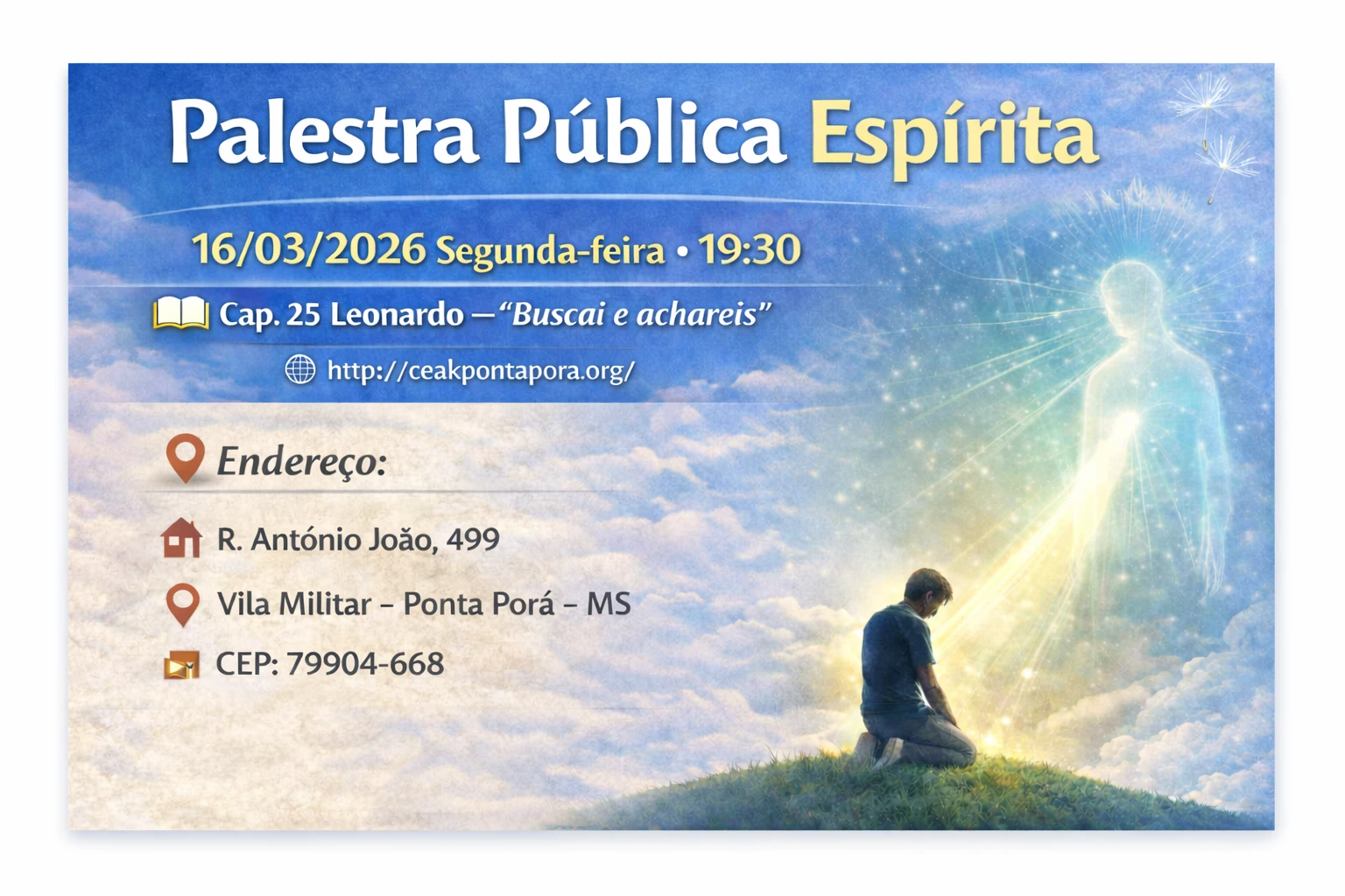 ✨ Palestra Pública Espírita