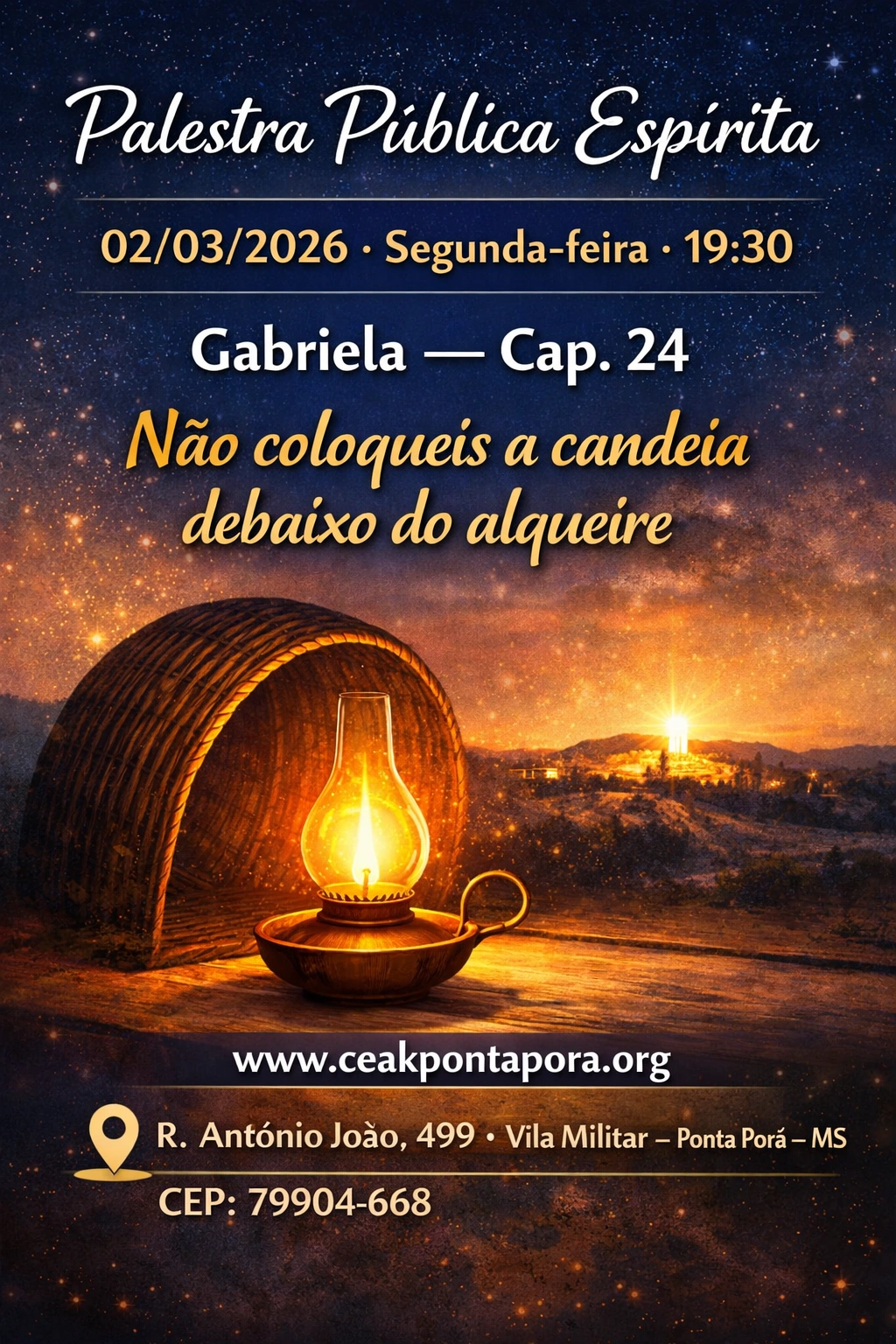 Palestra pública espírita