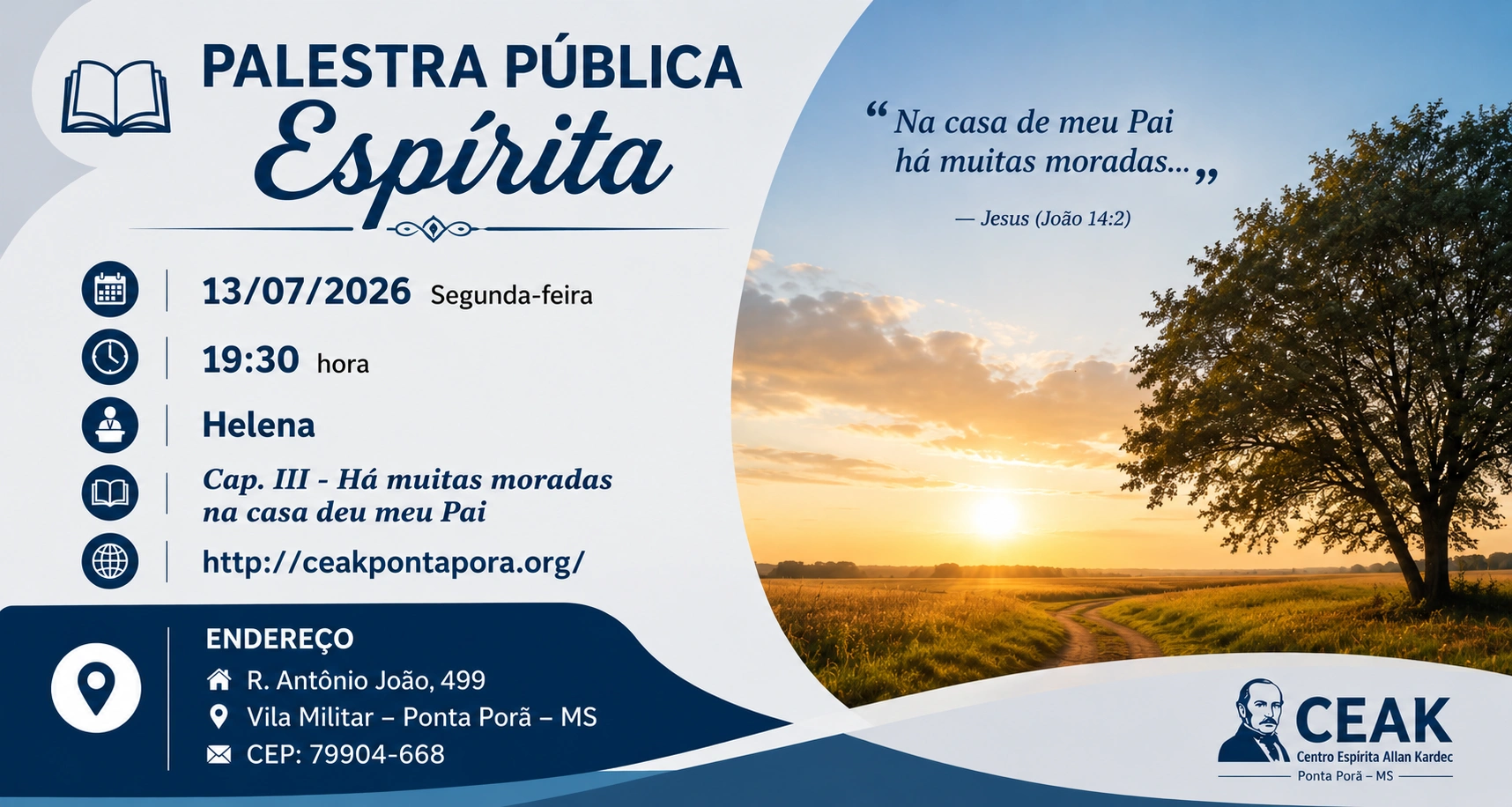 Capítulo III – Há muitas moradas na casa de meu Pai.
