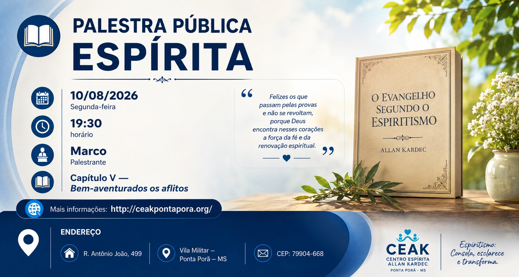 Capítulo V — Bem-aventurados os aflitos